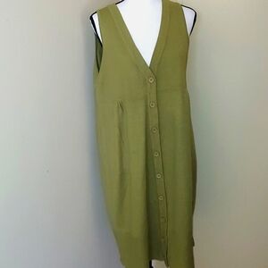 Women's Khaki Green Dress/Duster